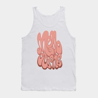 Melbourne type - Blooming Dahlia Pink Tank Top